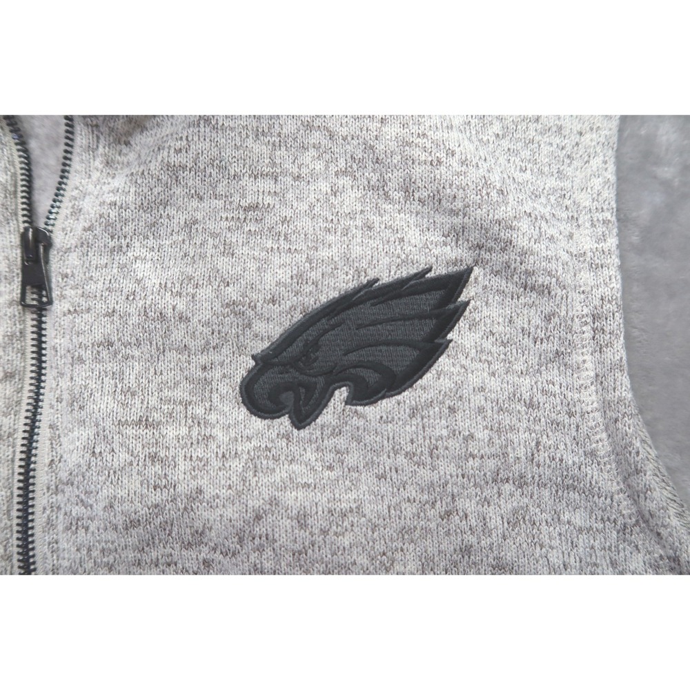 NFL Philadelphia Eagles Men's‎ Vest XL Fleece Zip Up Team Apparel - Picture 3 of 7